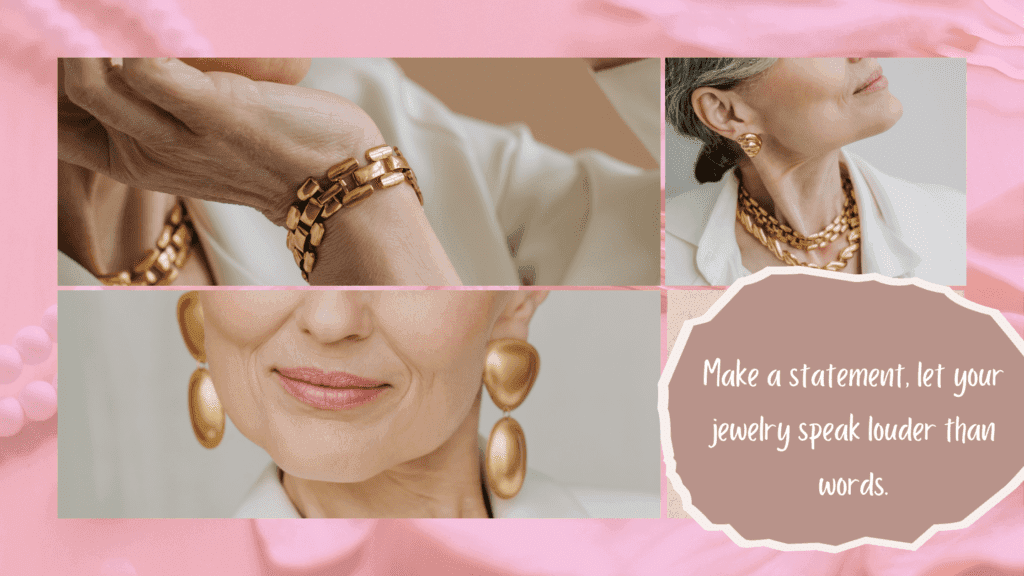 Gold Statement Jewelry, Bold Accessories
