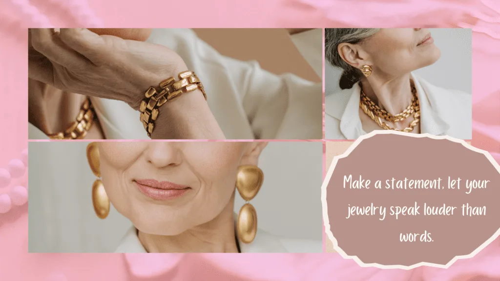 Gold Statement Jewelry, Bold Accessories